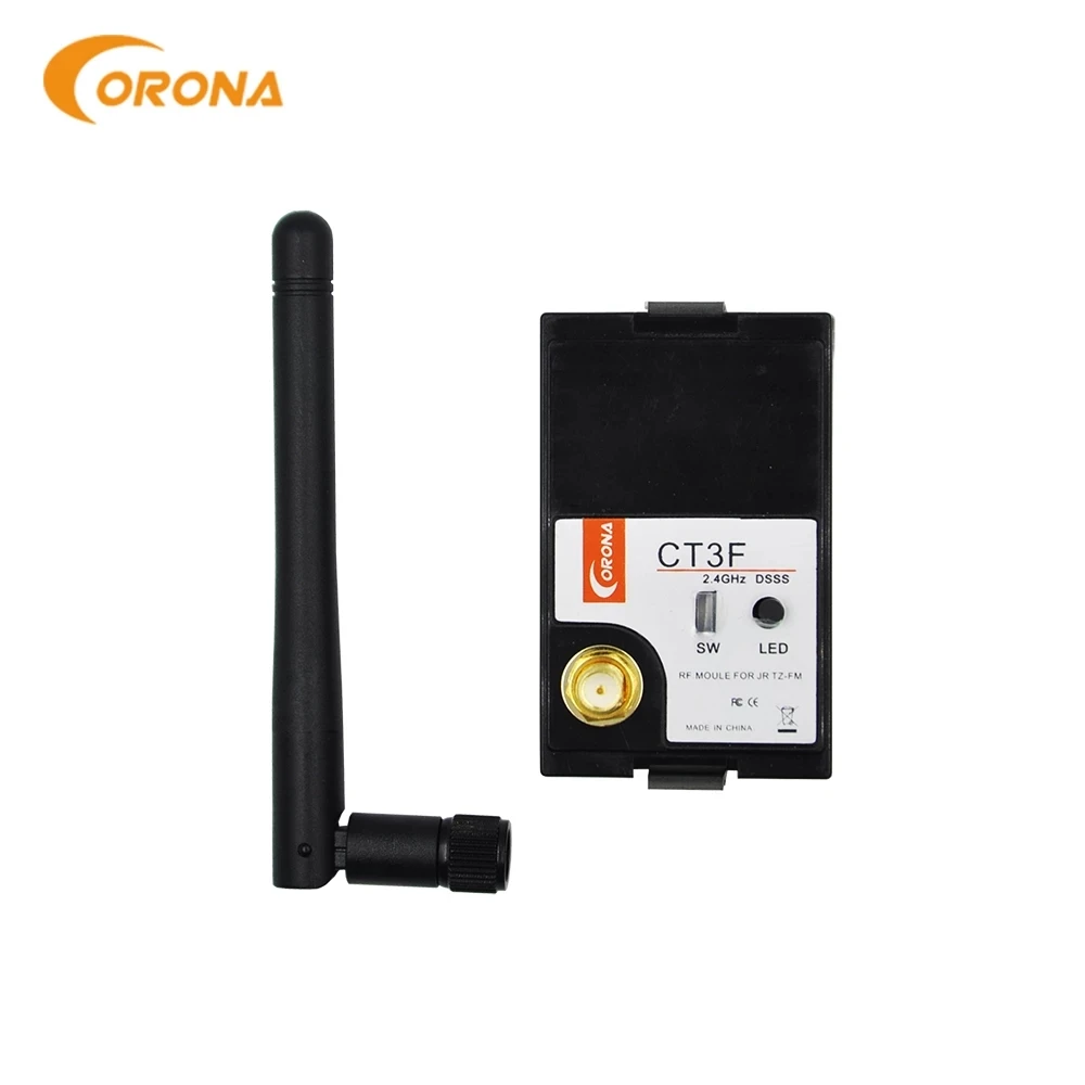 Corona 2.4GHz CT3F DSSS 3 Channel RF Module & CR3D Receiver for Futaba 3PM 3PK Hitec Transmitter