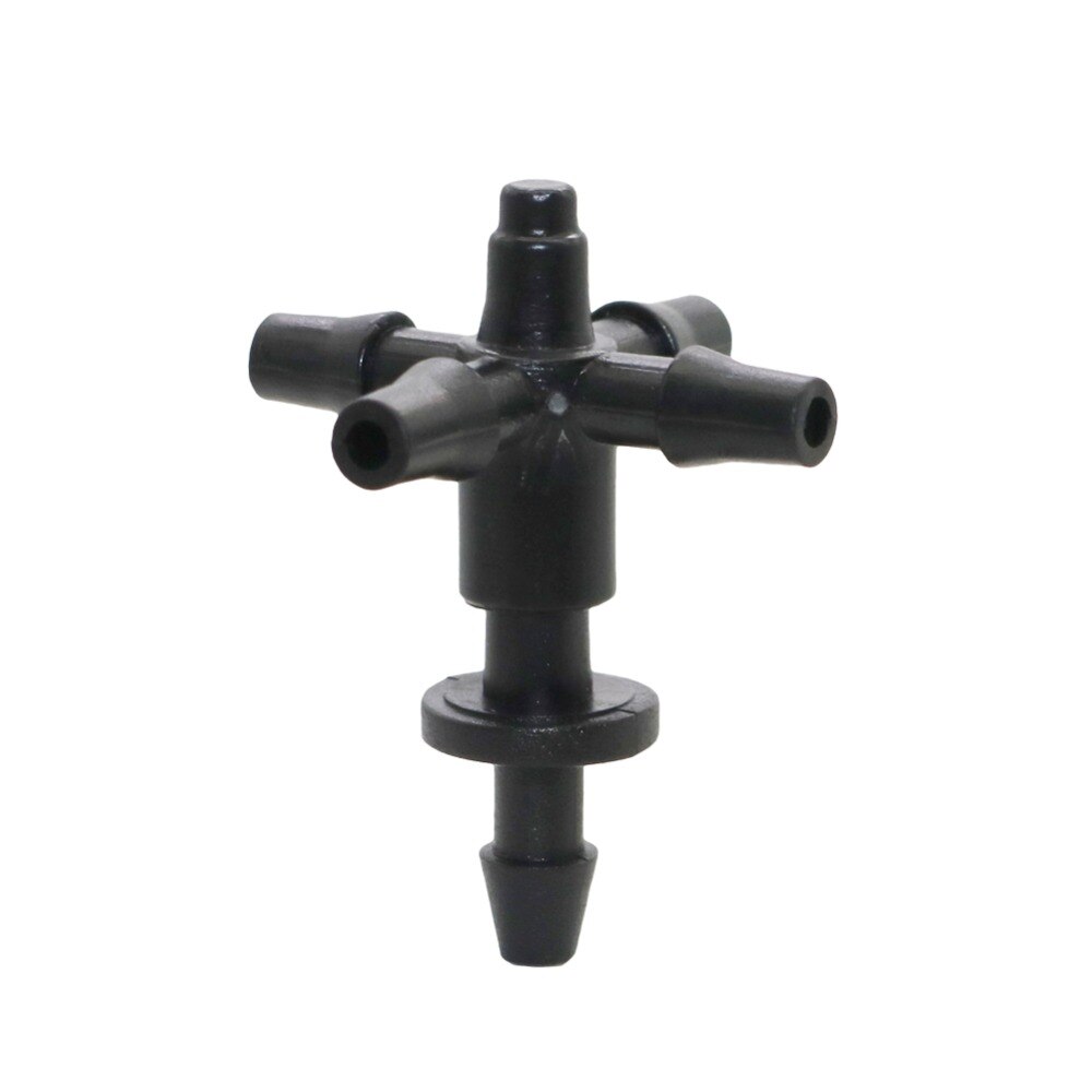 Dryppvanning 5- -veis slangesplitter 4- -veis tverrkobling hagevannavleder drypppiladapter med mothake kobling 40 sett