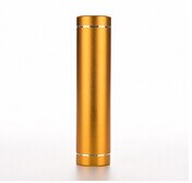 1PC Power Bank Box 18650 Li-ion Battery Charger Blank Shell For Cell Phone Tablet Electronics External USB Power Bank Case: Golden