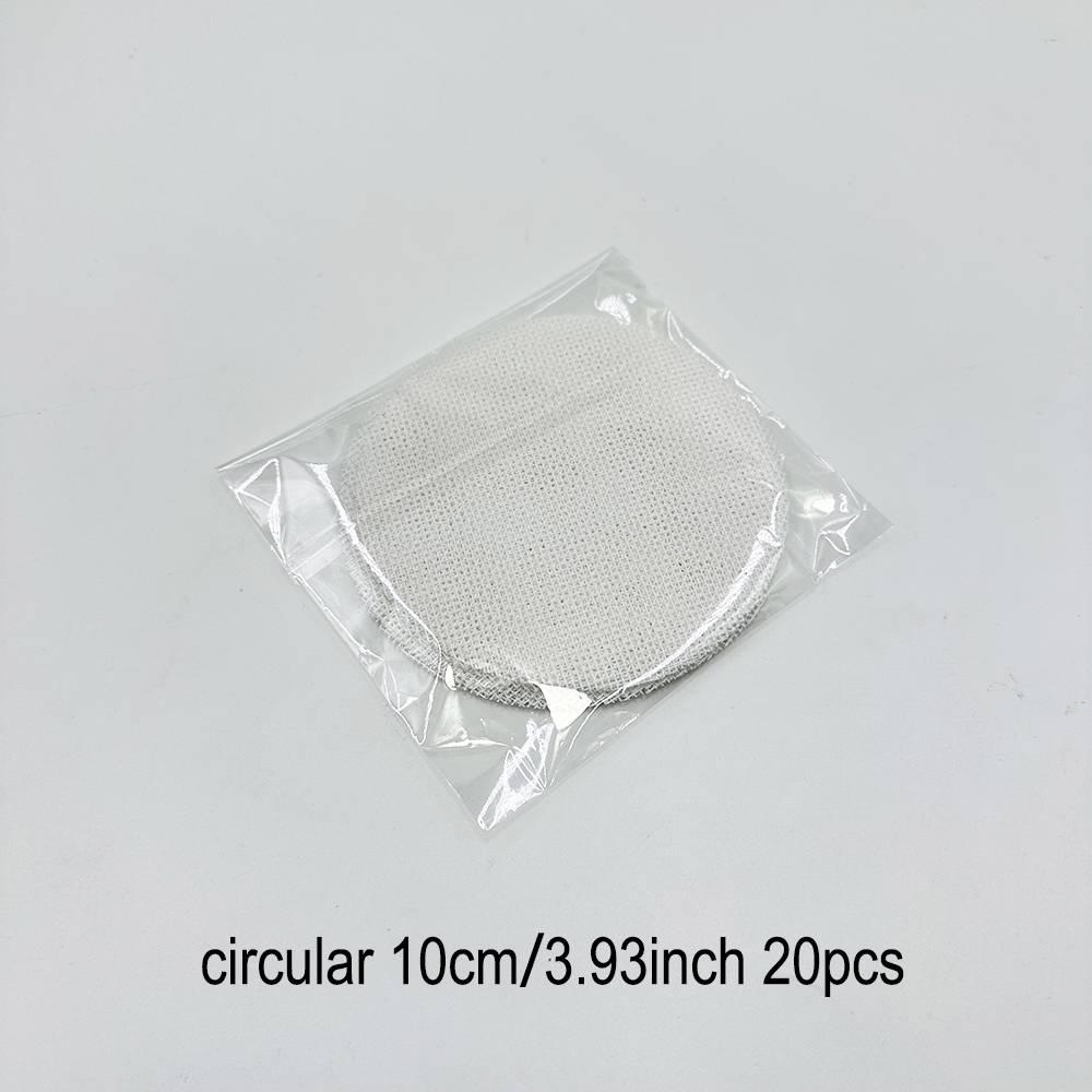 20-100 pçs ferramenta bonsai pote malha folha buraco vaso inferior net controle de pragas evitar perda do solo junta respirável branco: Luz amarela