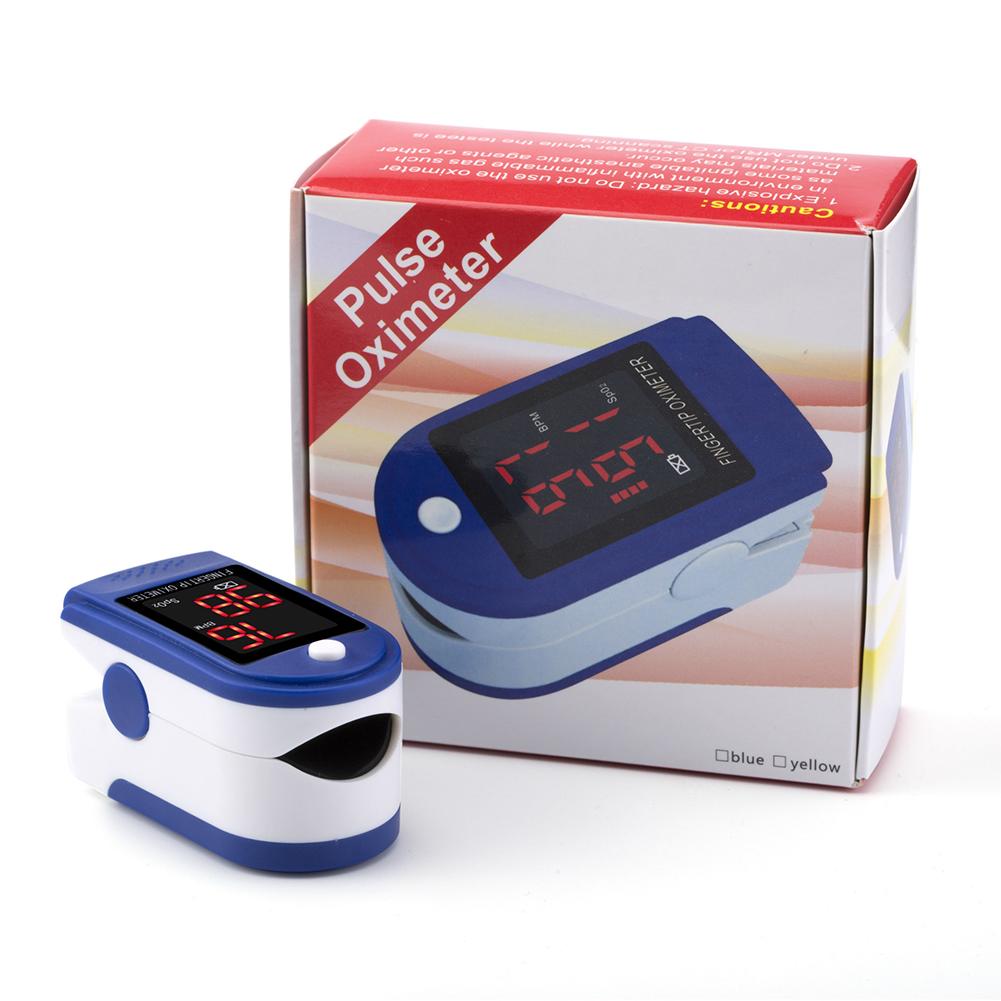 Fingertip Pulse Oximeter Fast Precise Heart Rate Monitor Alarm Oxygen Saturation Rate Meter #CO