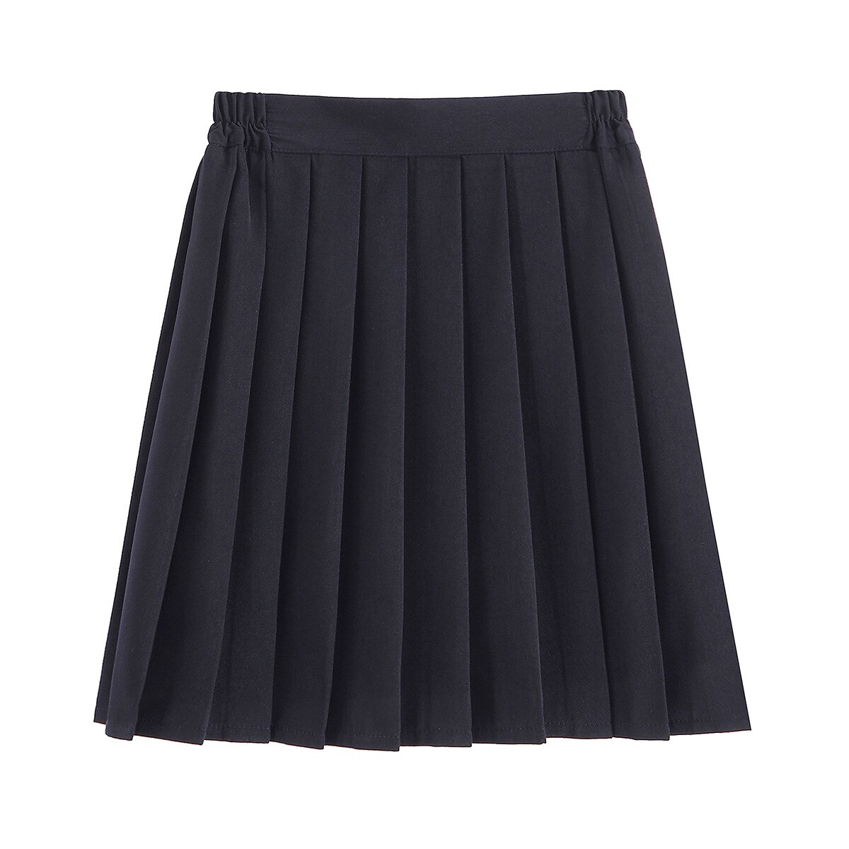 Mini faldas plisadas baratas de cintura alta, falda Harajuku para chicas, falda Lisa negra a cuadros, uniforme escolar de estilo coreano japonés de talla grande