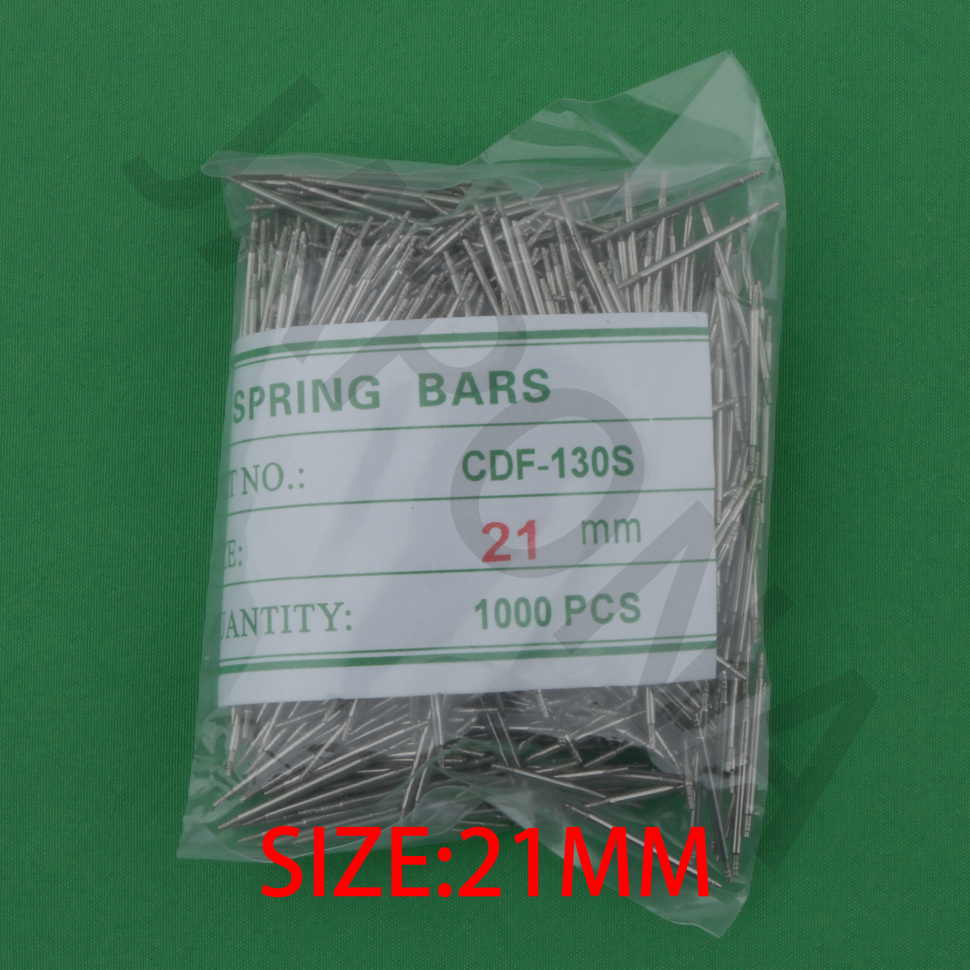 Horloge lente bar tool Horloge accessoires voor horloge winkel lente dik 1000PCS 8mm 10mm 12mm 14mm 16mm 18mm 20mm 22mm 23mm 24mm: Zilver
