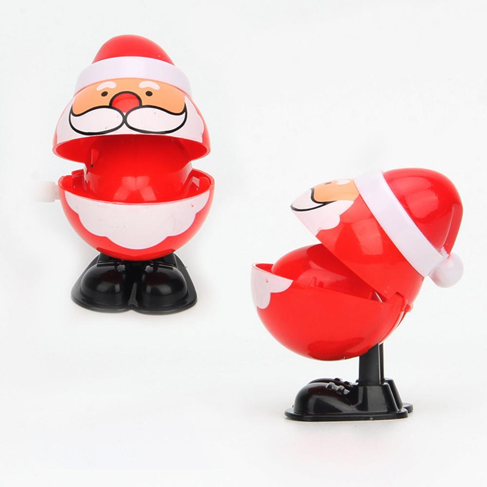 Jouet de saut mécanique de noël pour enfants, Mini de noël Vintage, bonhomme de neige à remonter, drôle