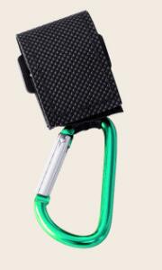 Ganci per passeggini clip in metallo gancio per mamma carrello per la spesa borsa appendiabiti per Cybex Yoya Babyzen yoyo carrello passeggino accessori 1 pz: verde