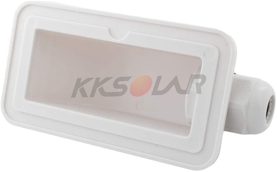 Panel para barcos y autocaravanas, placa de techo resistente a los rayos UV, alerón para caravanas de un solo orificio, paneles solares impermeables, montaje de pasacables de entrada