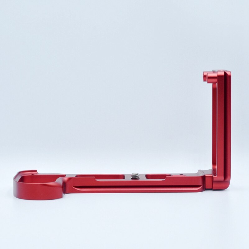 Fixation rapide L support de support poignée pour Nikon Z6 Z7 caméra Arca suisse Rrs Compatible carte verticale (rouge)