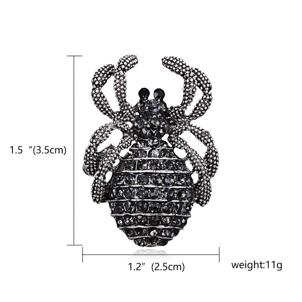 Rinhoo Unisex Spinne Broschen Damen Nette Empfindliche Bee Brosche Strass Pin Brosche Emaille Schmuck Kostüm Brosche