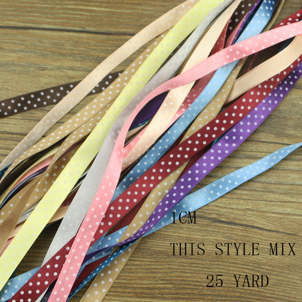 Mix Willekeurige levering 50 yards 2 cm-4 cm mooie zijden Organza Bruiloft Decoratie lint ambachten verpakking riem