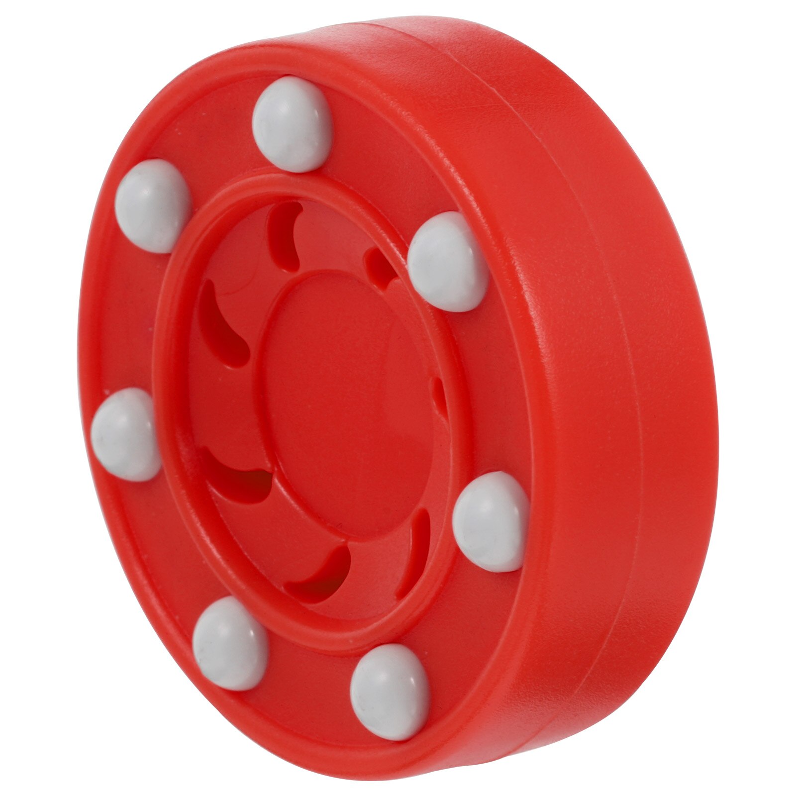 1pc rollhockey-spielpucks, trainingspucks, trockenhockeybälle zum üben: Rot