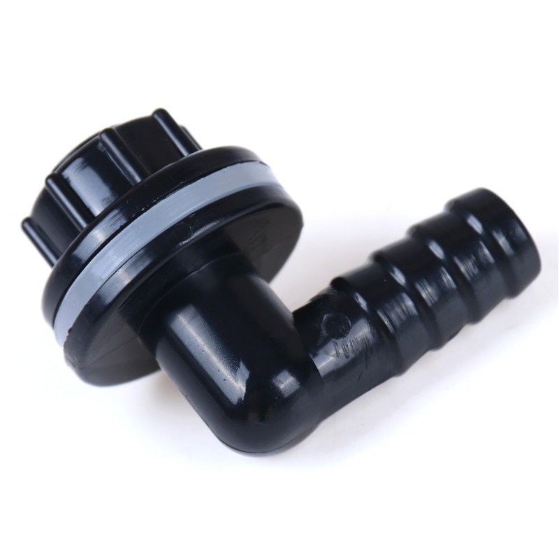 High Efficient Drain Joint Tube Fittings 3/8" To 14mm Fish Water Tank Mini 90 Degree Elbow Drainage Connectors