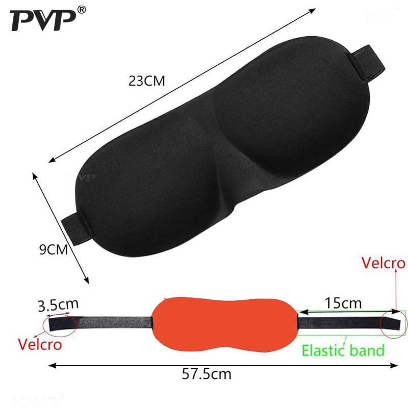 Máscara para dormir 3d, máscara natural para cobrir os olhos, máscara de olhos suave para homens e mulheres, máscara de venda portátil para viagem, 1 peça