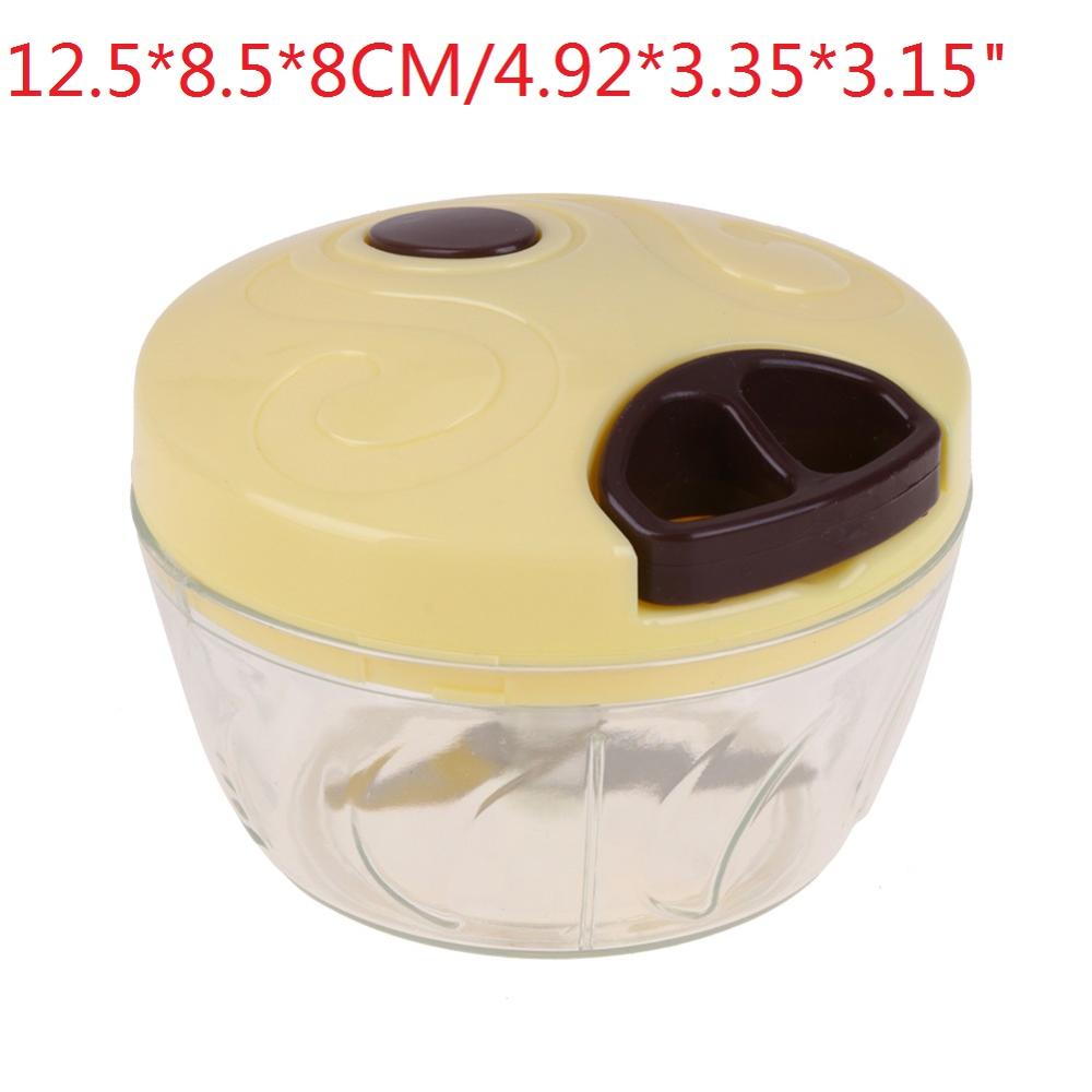 Handleiding Fruit Groente Chopper Hand Pull Voedsel Cutter Ui Noten Grinder Mincer Shredder Multifunctionele Keuken Accessoires: Height 90mm F