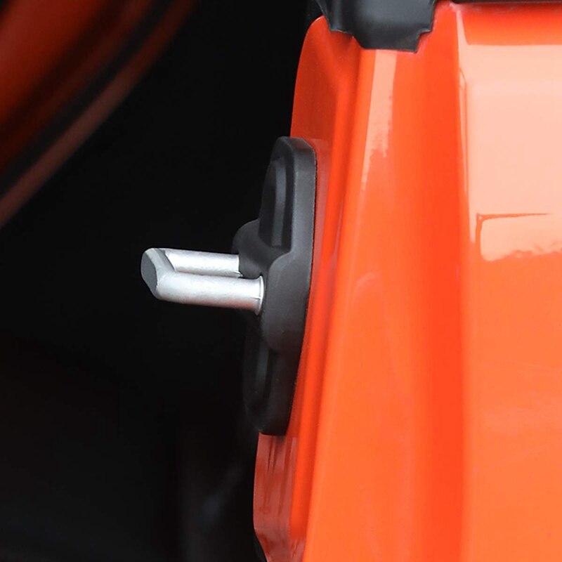 Dekoracja zamka drzwi pokrywa dla jeep kowboj Jl 2018 2019 osłona zamka drzwi naklejki akcesoria samochodowe czarny, 4 sztuk (2 drzwi)