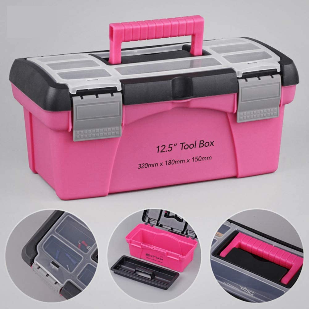 10 12.5 inchesToolbox Household Repair Electrician Toolbox Multifunctional Car Repair Box Tool Container Storage Box