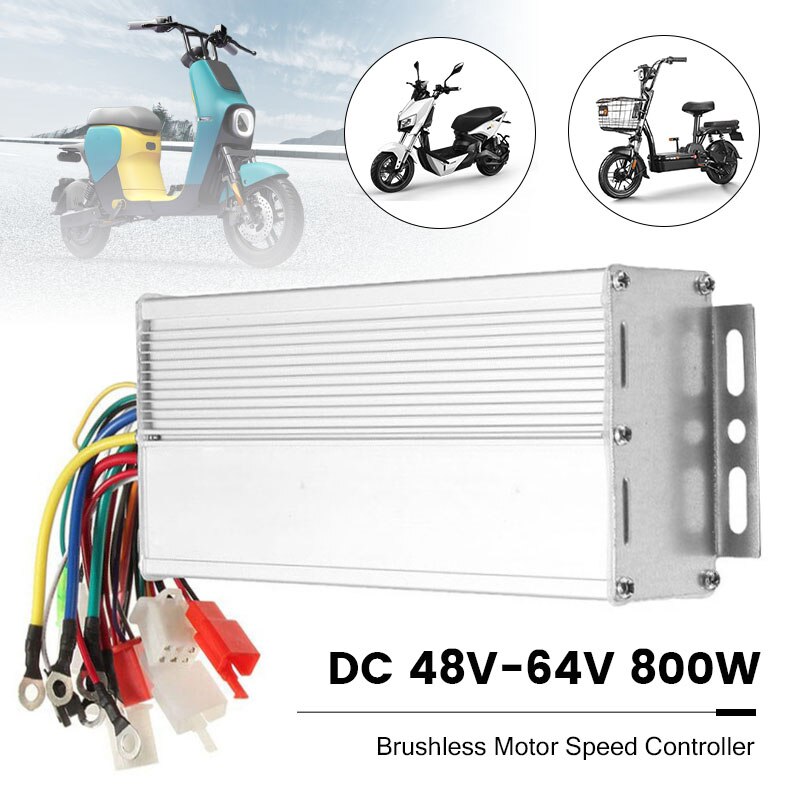 48V-64V 800W Brushless DC Motor Electric Bicycle E-bike Scooter Conversion Speed Controller Motor Electric Governor Drive Engine