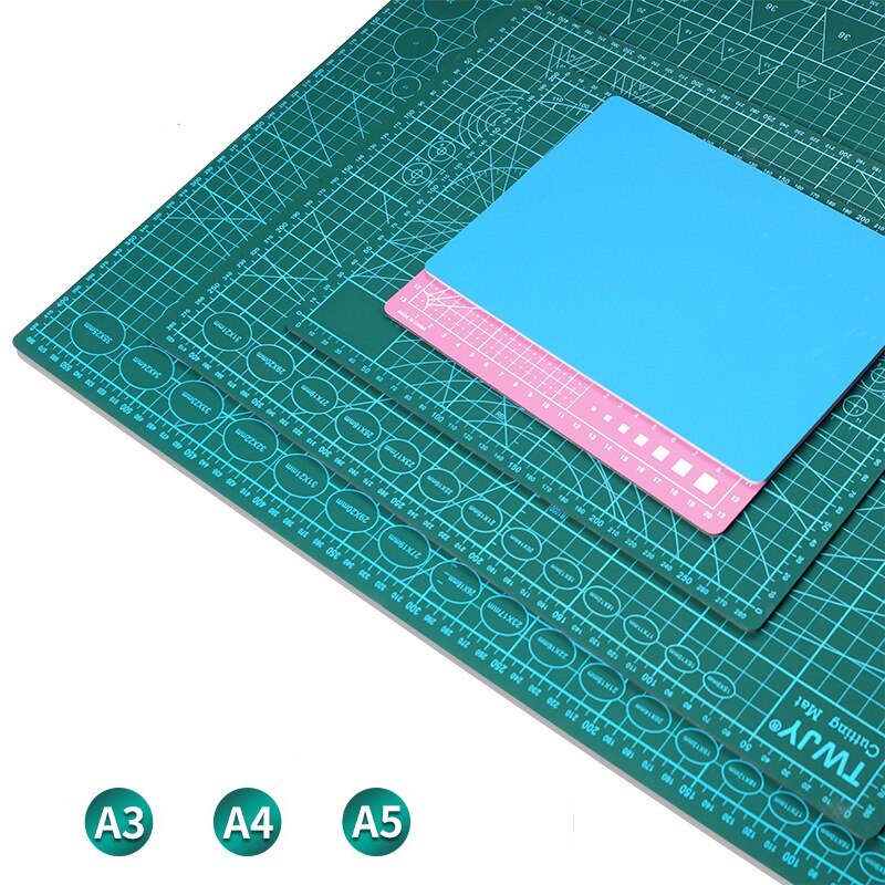 A3 A4 A5 PVC Cutting Mat Workbench Cut Pad Patchwork Tool Double Sided Cutting Plate DIY Knife Engraving Leather Cutting Board