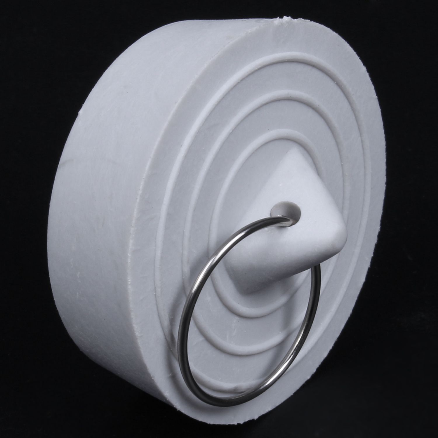 Rubber Bathtub Sink Wash Basin Plug Stopper--Off-White