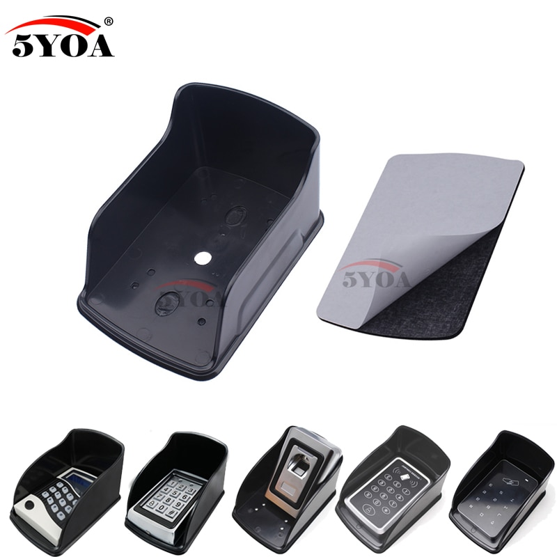 5YOA Rain Cover Black Access Controller Waterproof Cover Rainproof Shell For Rfid Fingerprint Access Control Metal Keypad
