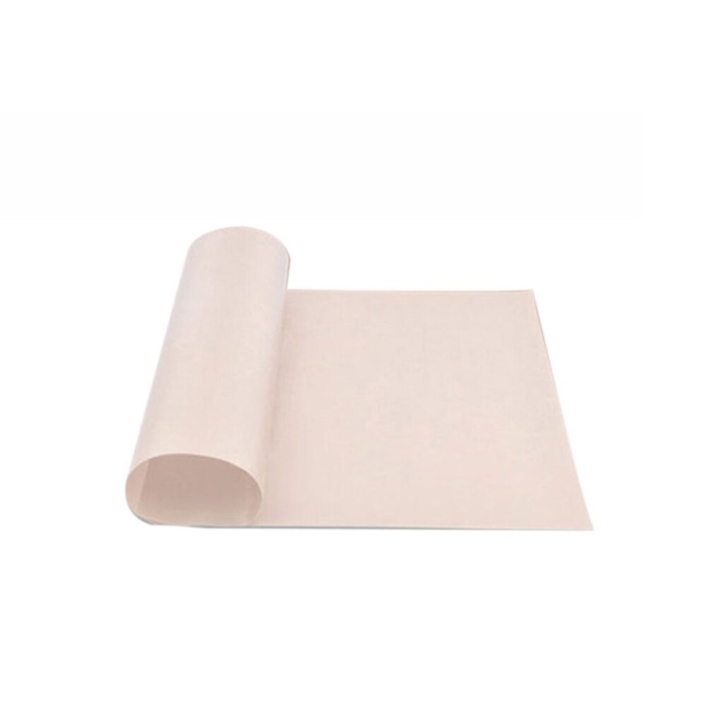 Warm Reusable Non Stick Baking Paper High Temperature Resistant Sheet Oven Microwave Grill Baking Mat Non-Toxic Safe: white / L