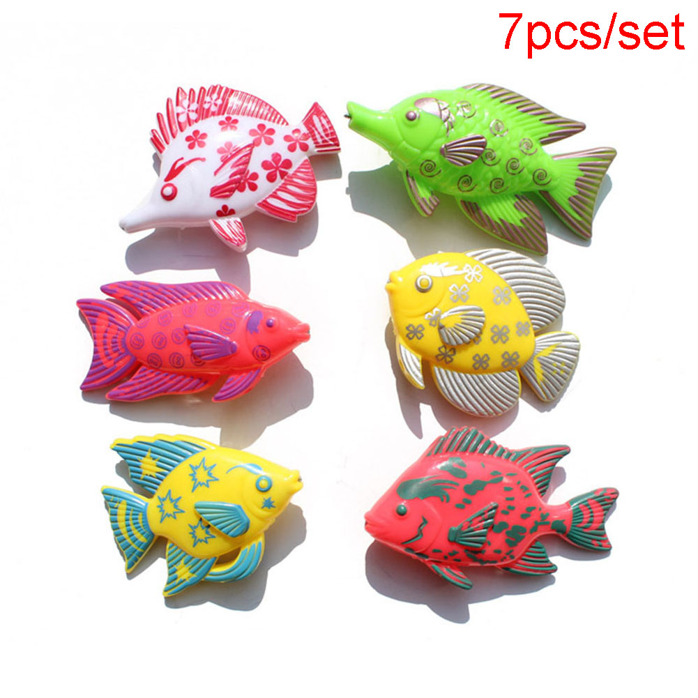 Magnetic Fishing Toy Kid Baby Educational Game Rod Fish Model Child Bath Time