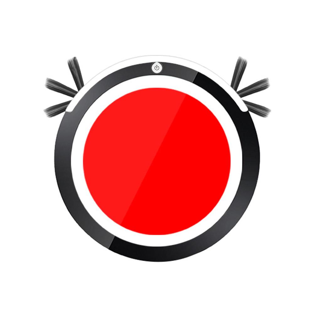Intelligent Robot Vacuum Cleaner Robot Mopping Sweeping Suction Smart Cordless Auto Dust Sweeper Machine for Home Cleaning Robot: red / EU