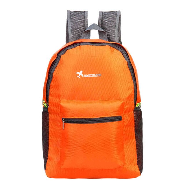 Mara's Dream unisexe sac de voyage Portable peut plier Nylon femmes voyage sacs à dos décontracté Simple hommes et femmes sac de voyage: G Orange