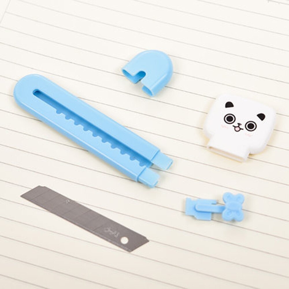 2 PCS Cute Little Knife Capable Student Mini Portable Utility Knife Envelope Letter Opener Paper Cutter