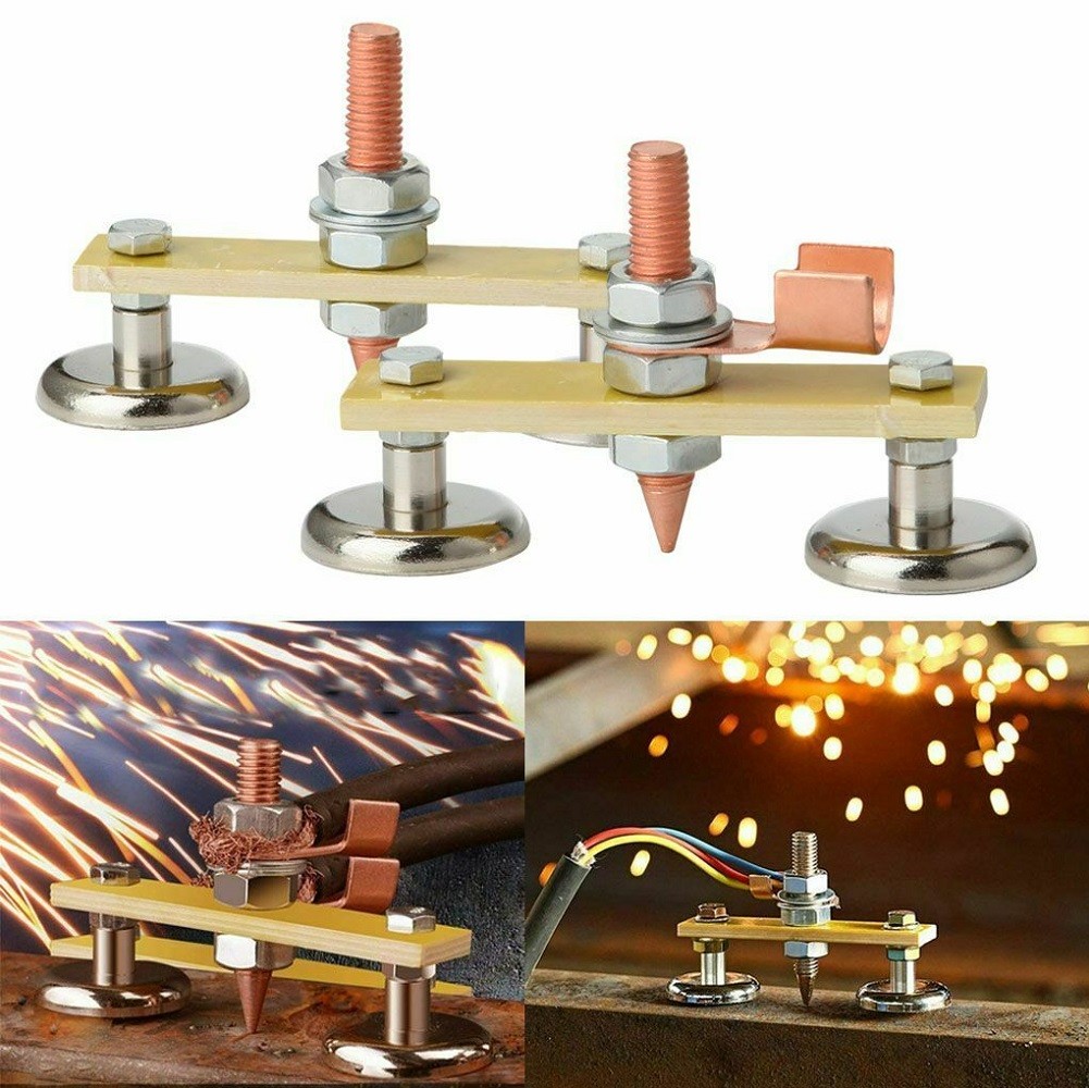 Electric Welding Magnetic Head Ground Wire Tool Strong Magnetism Clamp Mass Welding Magnet Powerful Spotter Suction Grounding