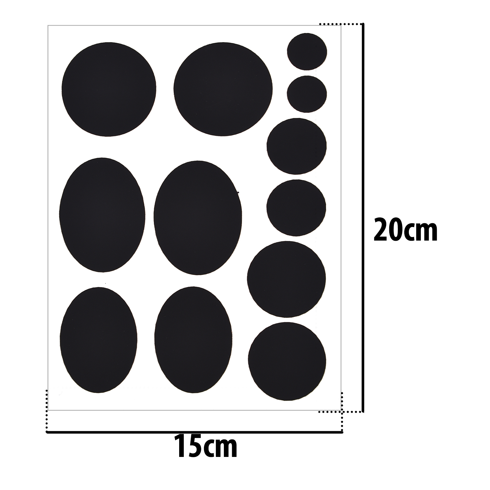 Parches autoadhesivos negros para chaqueta, ropa, pantalones vaqueros, pegatinas para tienda, reparación, tela decorativa lavable para costura DIY