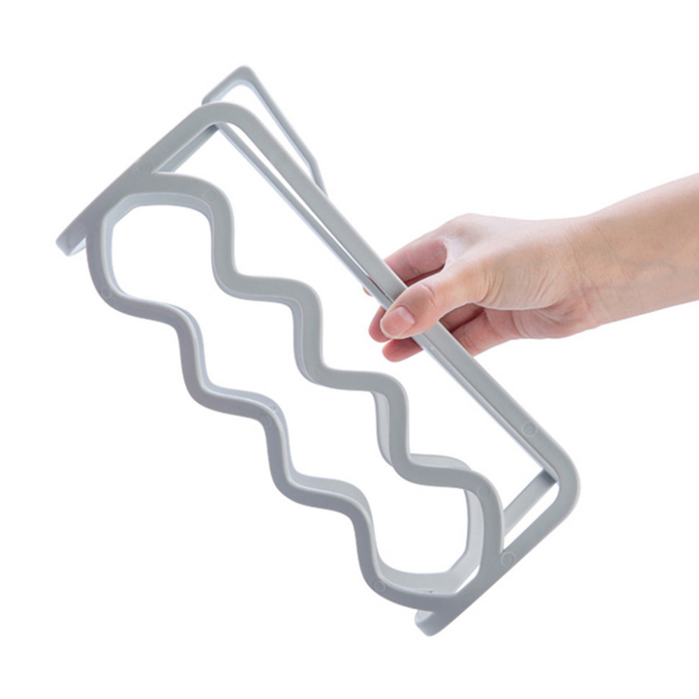 Home Bathroom Multifunctional Closet Shelf Clothes Divider Rack Space Saving Wardrobe Organizer Adjust the Compartment Space