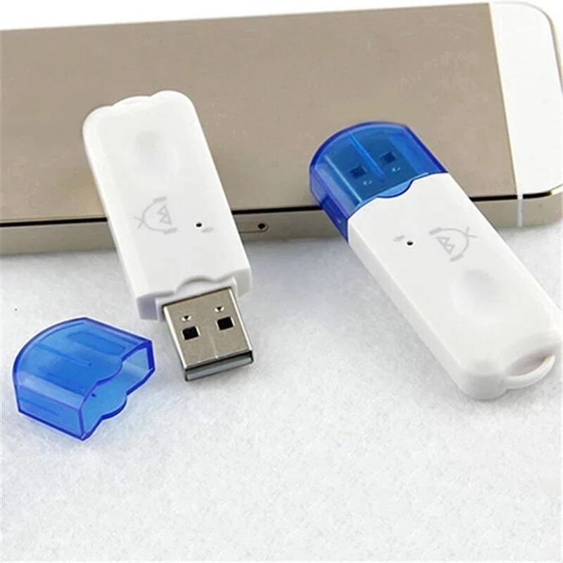 MAIS USB Bluetooth Receptor de Musica Estereo Sm Fio Adaptador de Audio Dongle Kit Microfone Embutido Para Alto-Falante Para