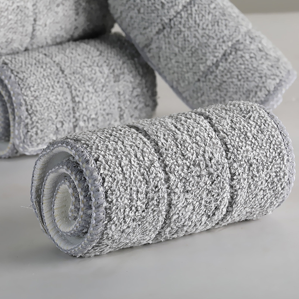 Mikrofiber moppepuder hus køkkenrengøring flad moppeklud hjem badeværelse udskiftning mopper gulv rengøringsværktøj