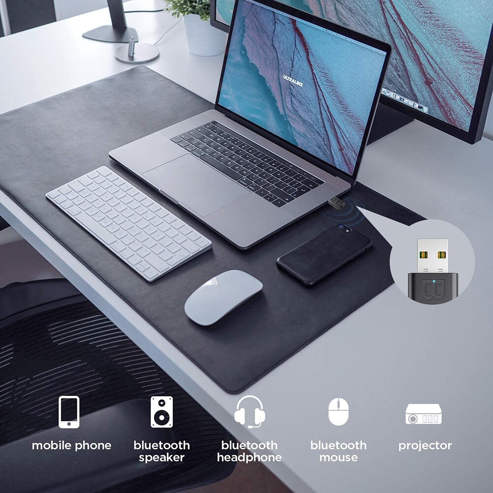 Usb Stereo Music Draadloze Adapter Usb Bluetooth 5.0 Zender Ontvanger 2 In 1 Wireless Aux Audio Adapter Dongle