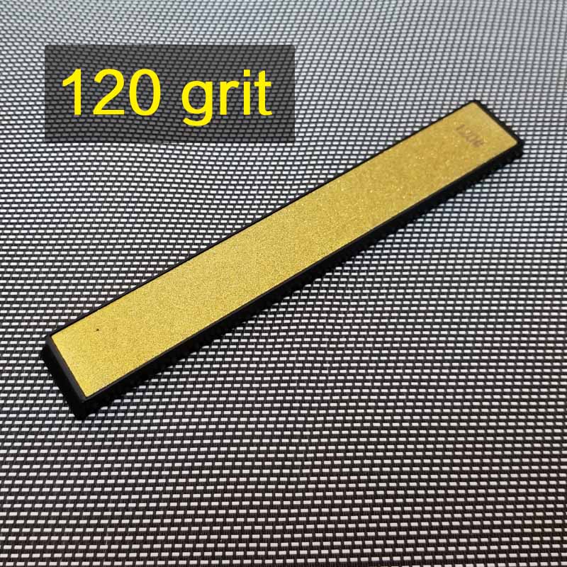Golden Diamond Plate Kitchen Knife Sharpener Stone Whetstones Knife Sharpening Tool: 120grit golden