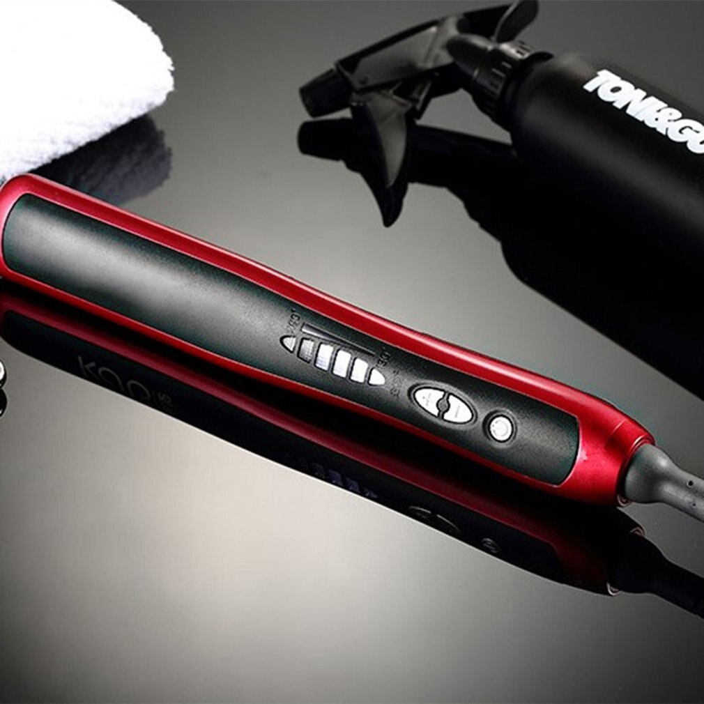 Multifunctional Ceramic Hair Straightener Tourmaline Ceramics Roll Straighten Anion Hair Care Hairdressing