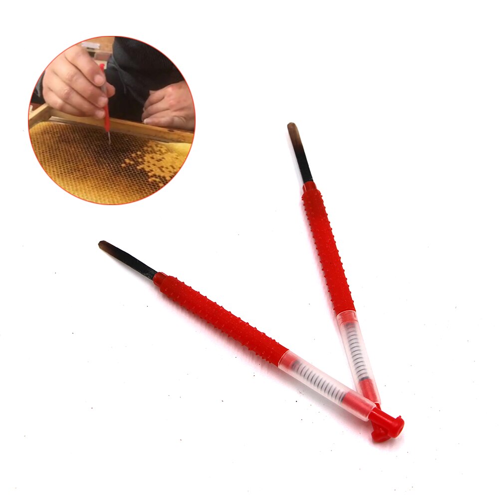 8PCS Bees Tools Horn Plastic Queen Bee Larvae Transfer Needle Grafting Tool Beekeeping Rearing System Kit Supplies Apiculture