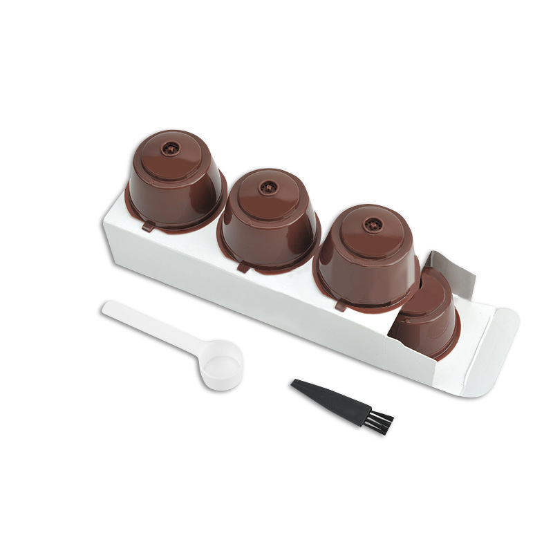 3 unids/lote cápsula de café Dolce Gusto reutilizable verde, cápsulas de cestas de filtro de café Dolce Gusto compatibles recargables de plástico