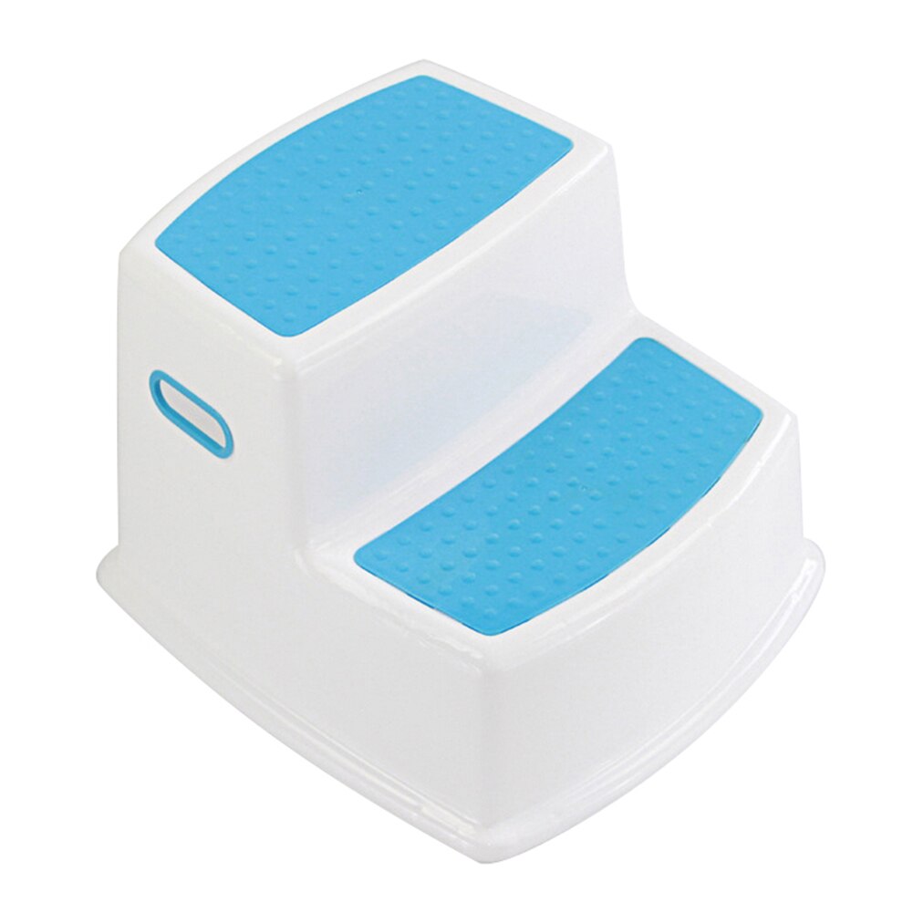 2 Step Stool for Kids Toddler Stool for Toilet Potty Training Slip Bathroom Kitchen GHS99: blue