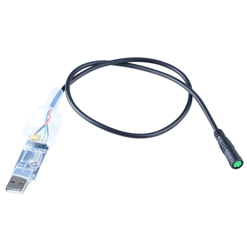 Gear Sensor LED Front Light For BAFANG Mid-Drive Motor Electric Bicycle Accessories Electric Bike Shift Sensor: Programming Cable