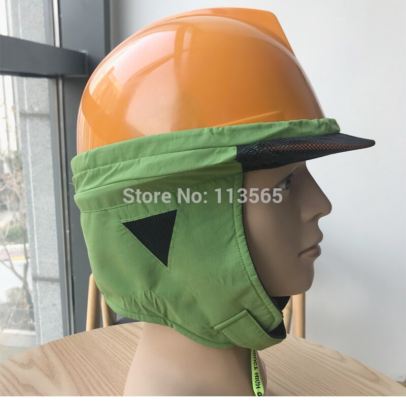 safety helmet cold protection shield
