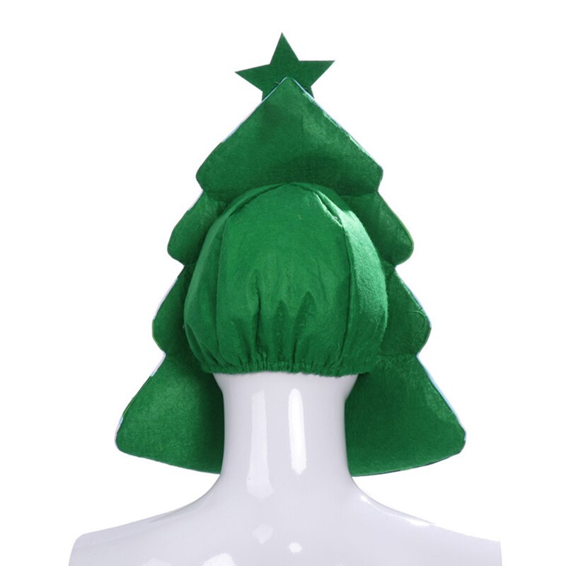 Christmas Tree Hat Lucky Bag Costume Funny Hats Home Xmas Party Decorations