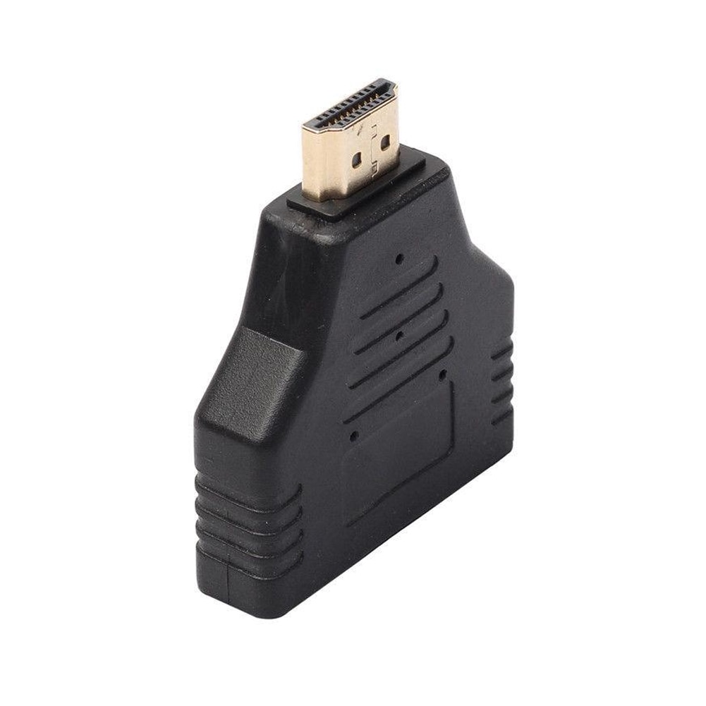 Hdmi splitter hane till dubbel hdmi hona 1 to 2- vägs splitter kabel adapter omvandlare för hd för tv för dh