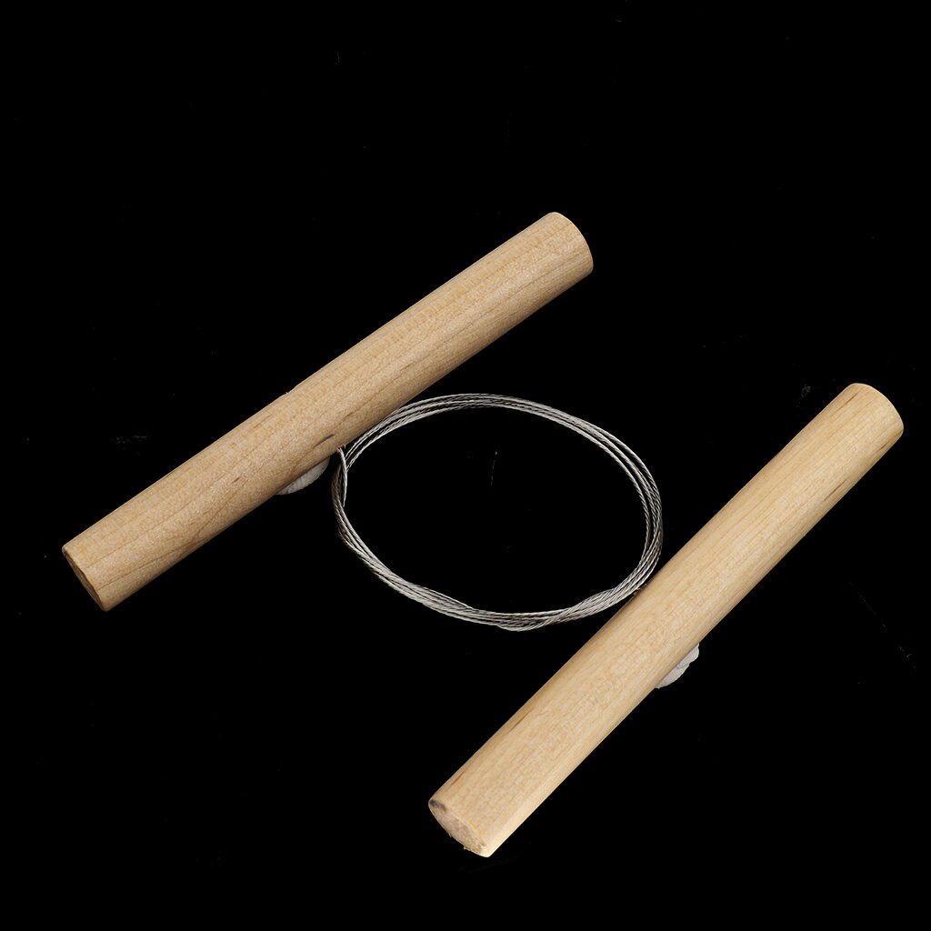 Steel Cutting Wire for Clay Pottery Sculpture Modeling Making Wooden Handle