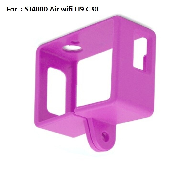 Clownfish capa protetora para câmera sjcam sj5000, acessórios de proteção com armação de proteção para sj4000 sj9 soocoo c30 eken h9
