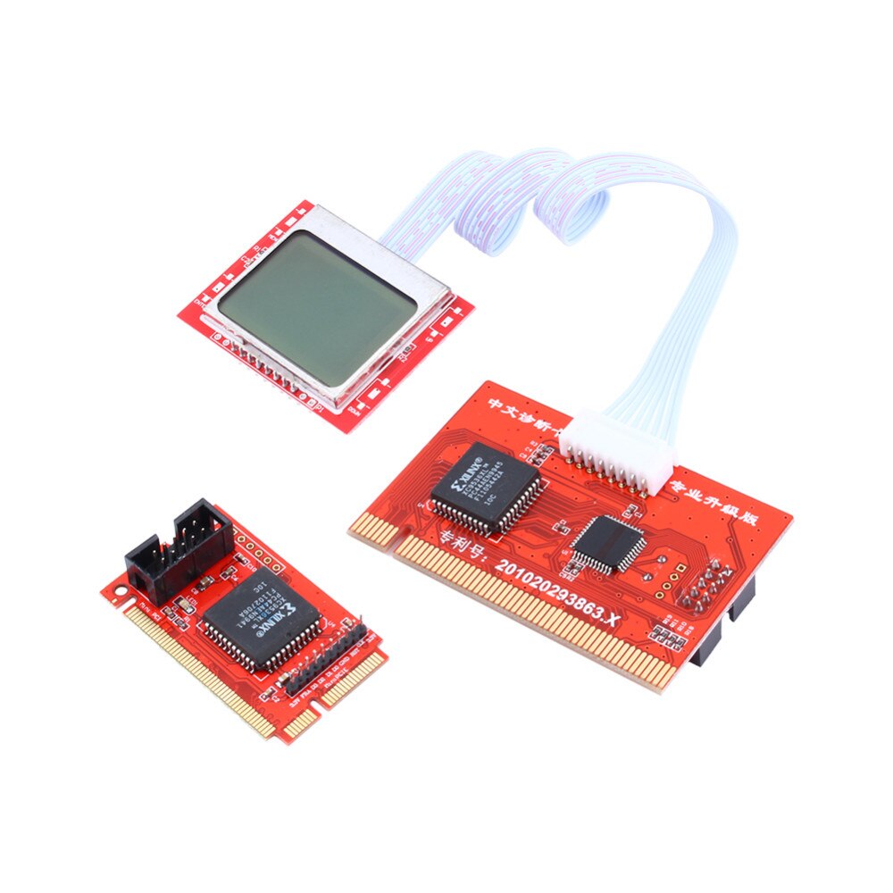 For Laptop/Desktop Analyzer Diagnostic Card Mini PCI-E PC PCI Diagnostic Board Test Tester PC Debug Post Card Tool
