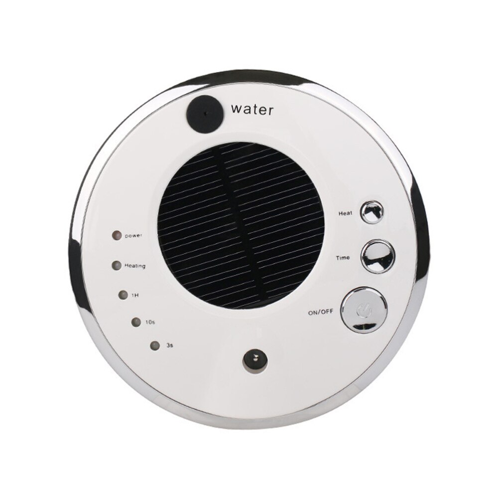 Solar Car Air Purifier Solar Anion Humidifier Air Cleaner Ionic Air Purifier Car Air Freshener Ionizer Oxygen Bar (Red): White