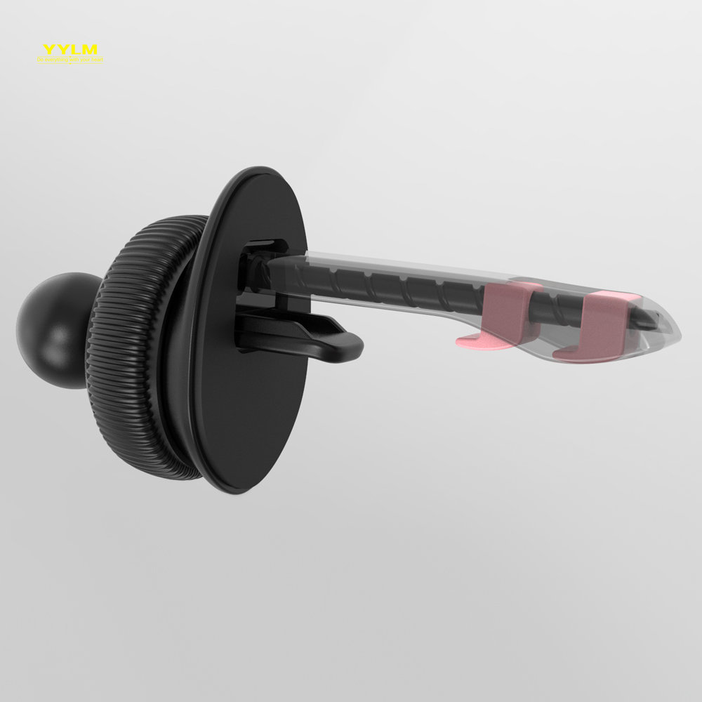 Uniwersalny uchwyt samochodowy na telefon Podstawa 17MM Głowica kulowa do samochodowego uchwytu na telefon komórkowy Magnetyczne wyloty powietrza w samochodzie Obsługa telefonu