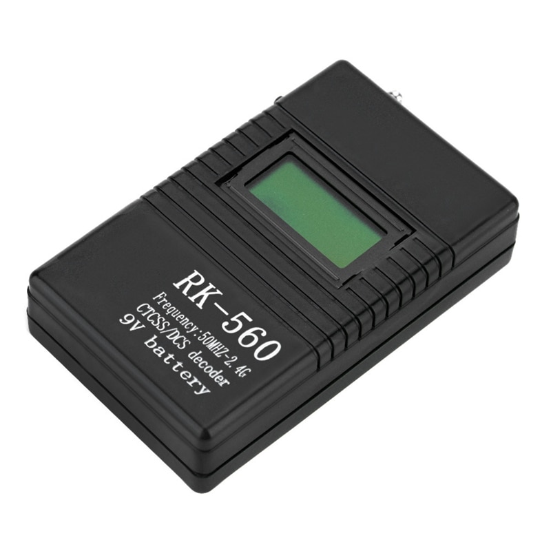 Detector de frecuencia de RK-560 superior 50MHz-2,4 GHz Mute de frecuencia medible