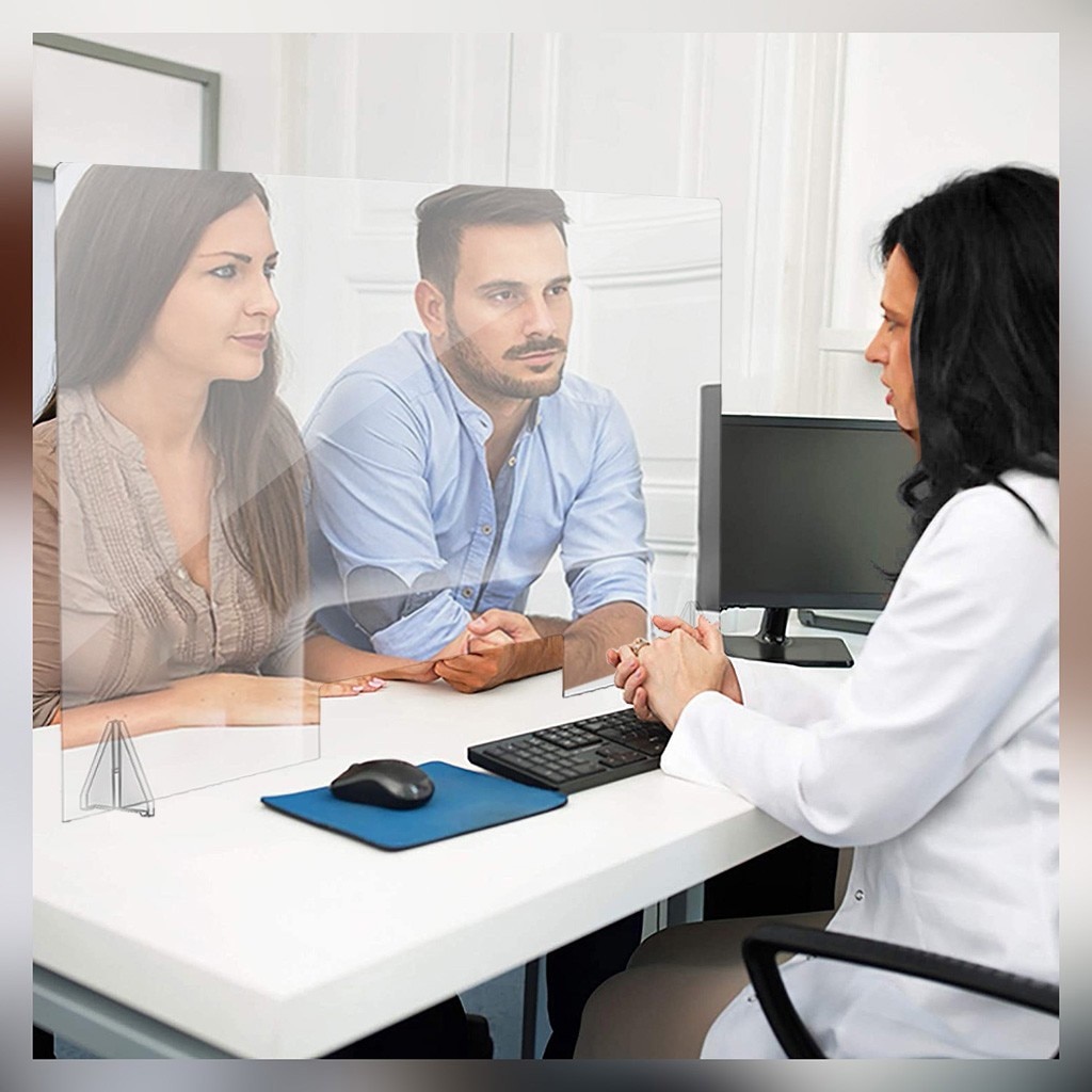 Clear Perfection Reception Side Counter Sprayed UV Cut Transparent Appeal to safe and secure